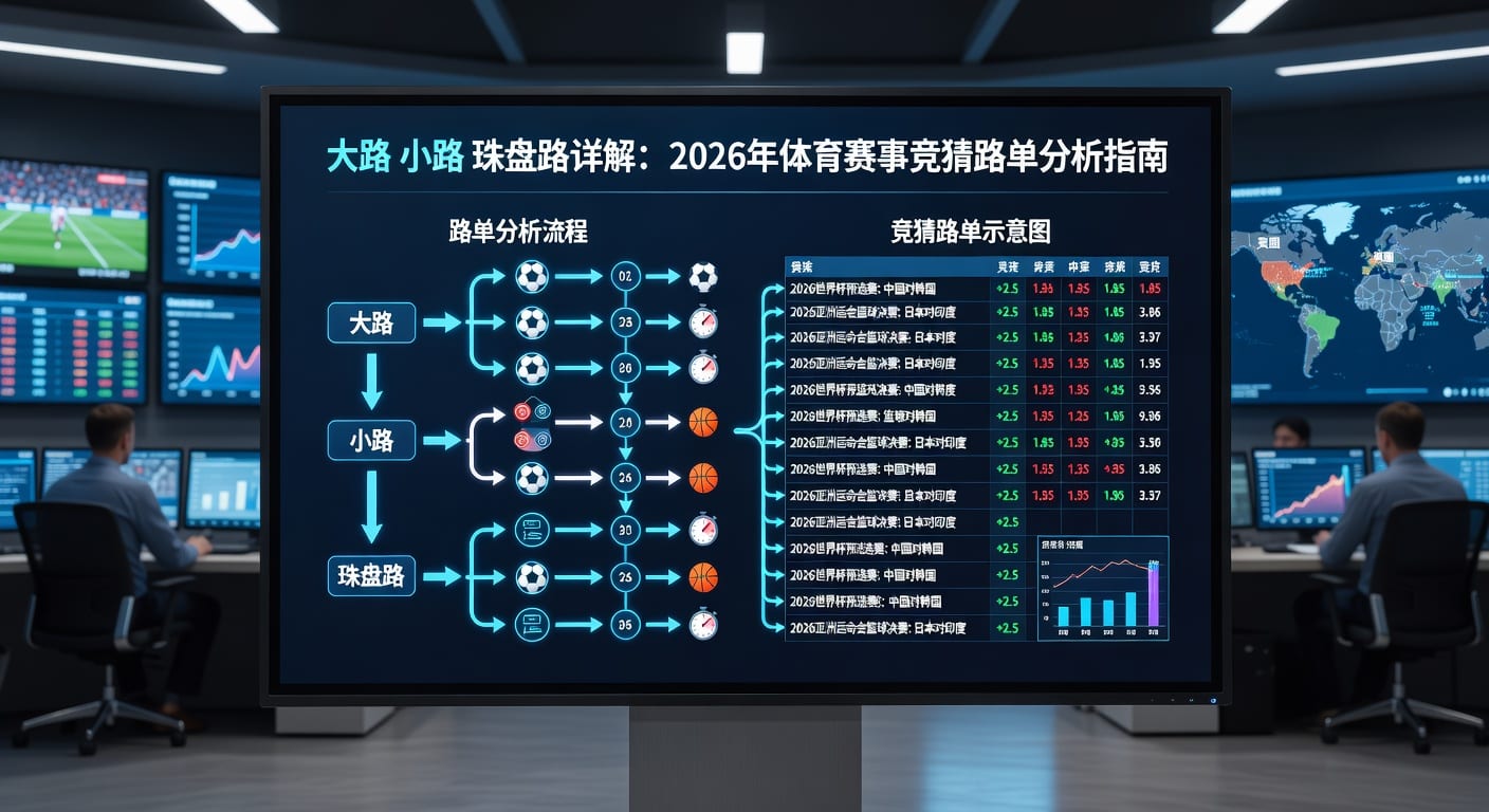 大路小路珠盘路：资深玩家足球盘口洞察（2026年世界杯投注）