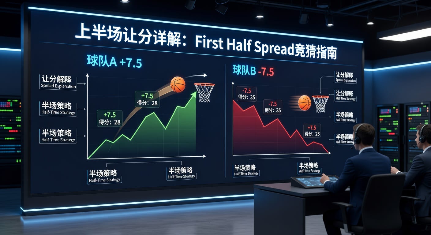 上半场让分 first half spread 实战判断