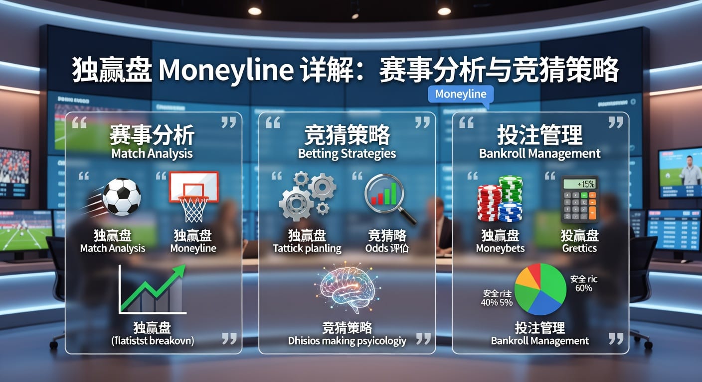 独赢盘 moneyline：胜负投注逻辑与实战判断
